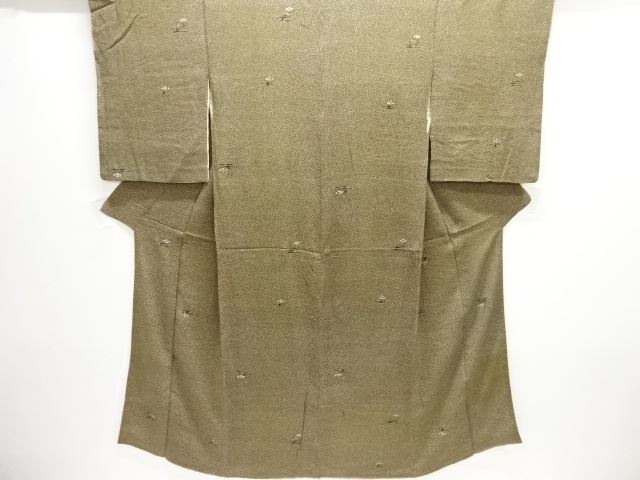 JAPANESE KIMONO / ANTIQUE KIMONO / SILK / KINSHA / FLOWER